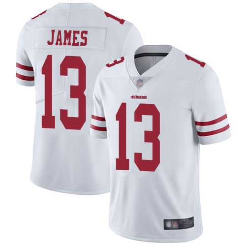 San Francisco 49ers Limited White Men Richie James Road NFL Jersey #13 Vapor Untouchable->women nfl jersey->Women Jersey